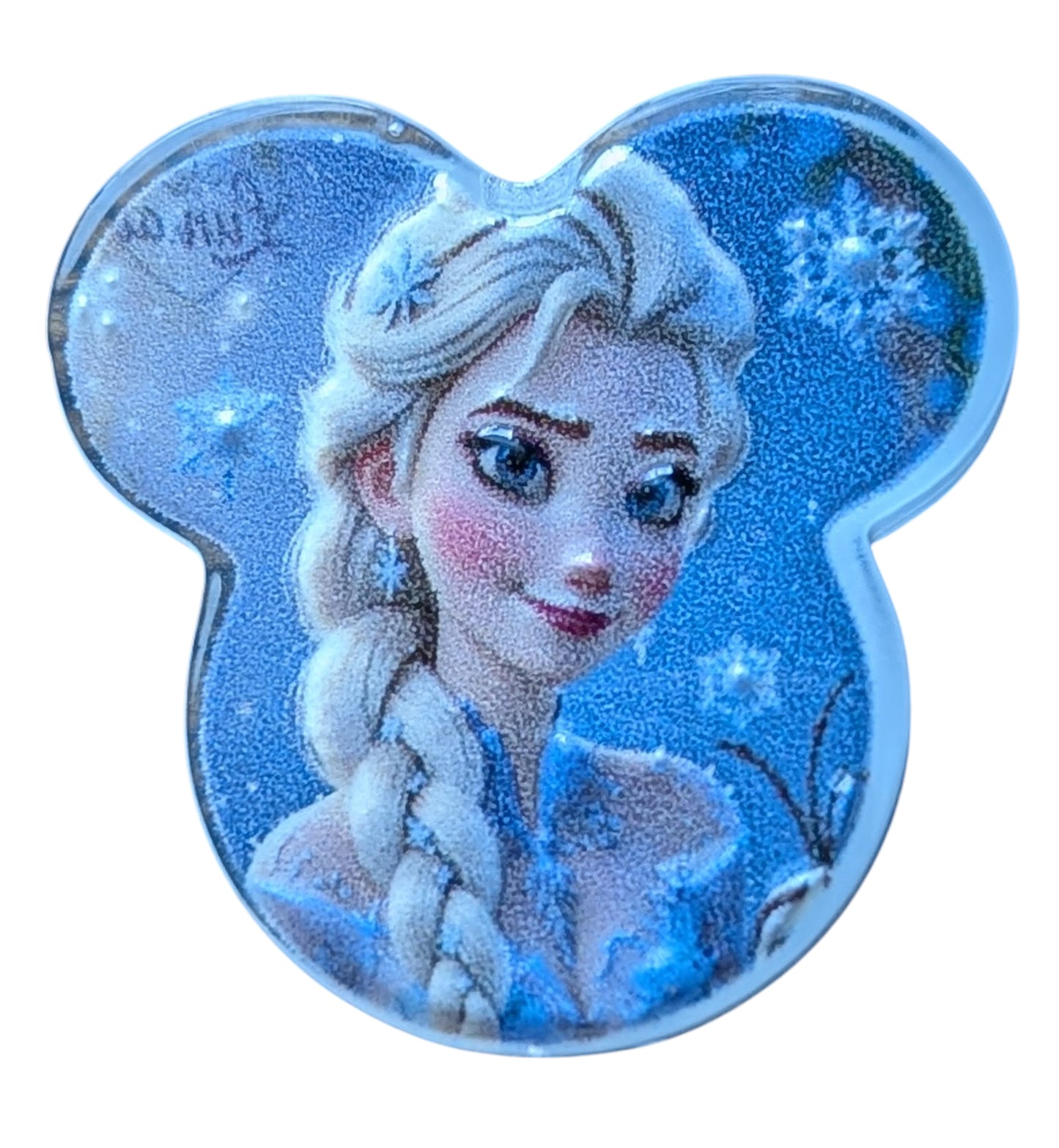 Acrylic Frozen Girl in Mickey Mouse Shape