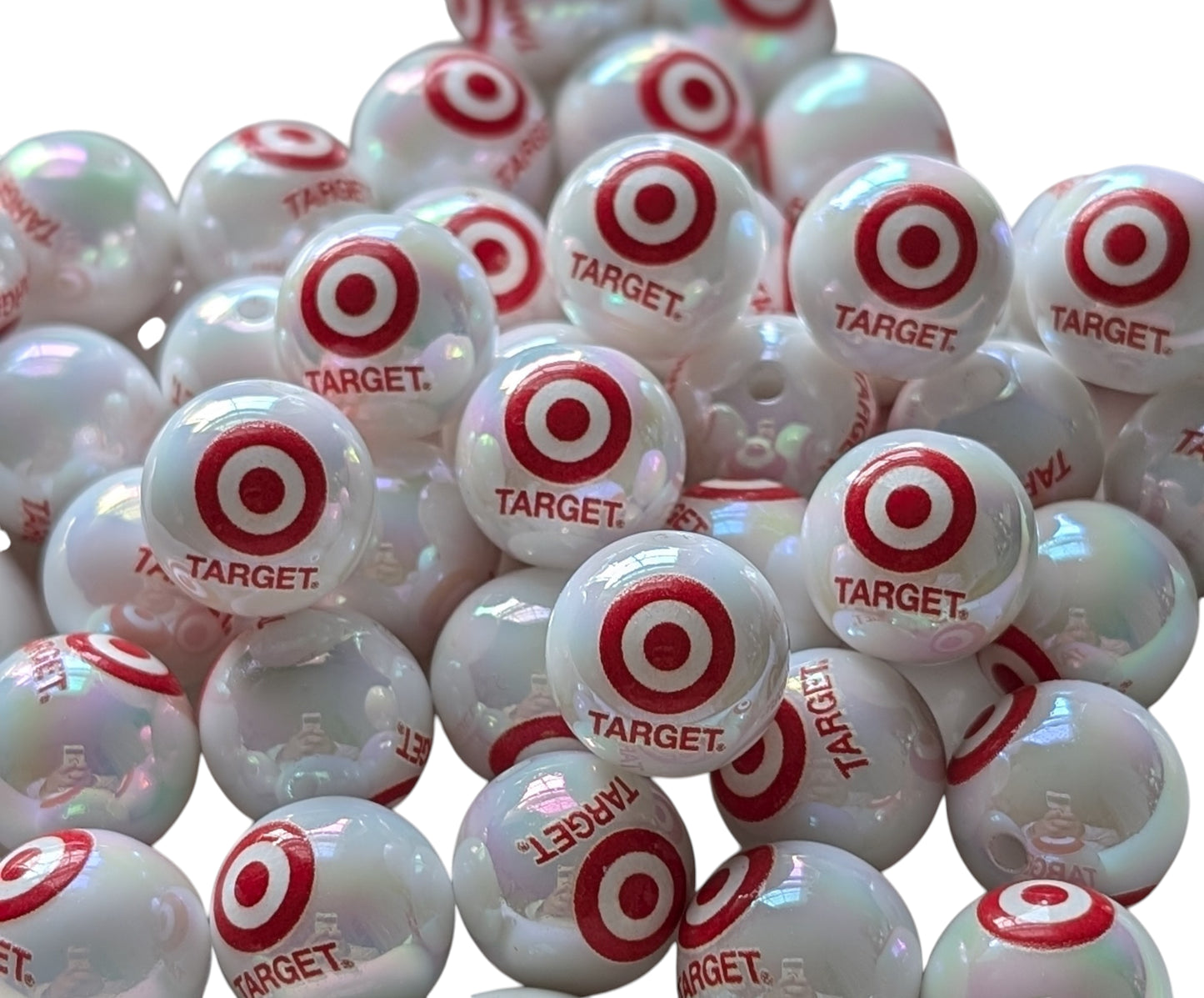 Target 16mm Acrylic Bead