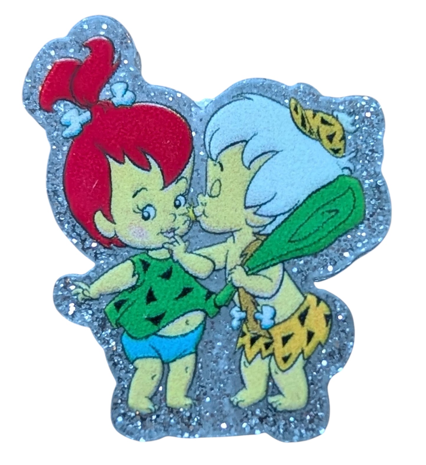 Acrylic Bam Bam and Pebbles
