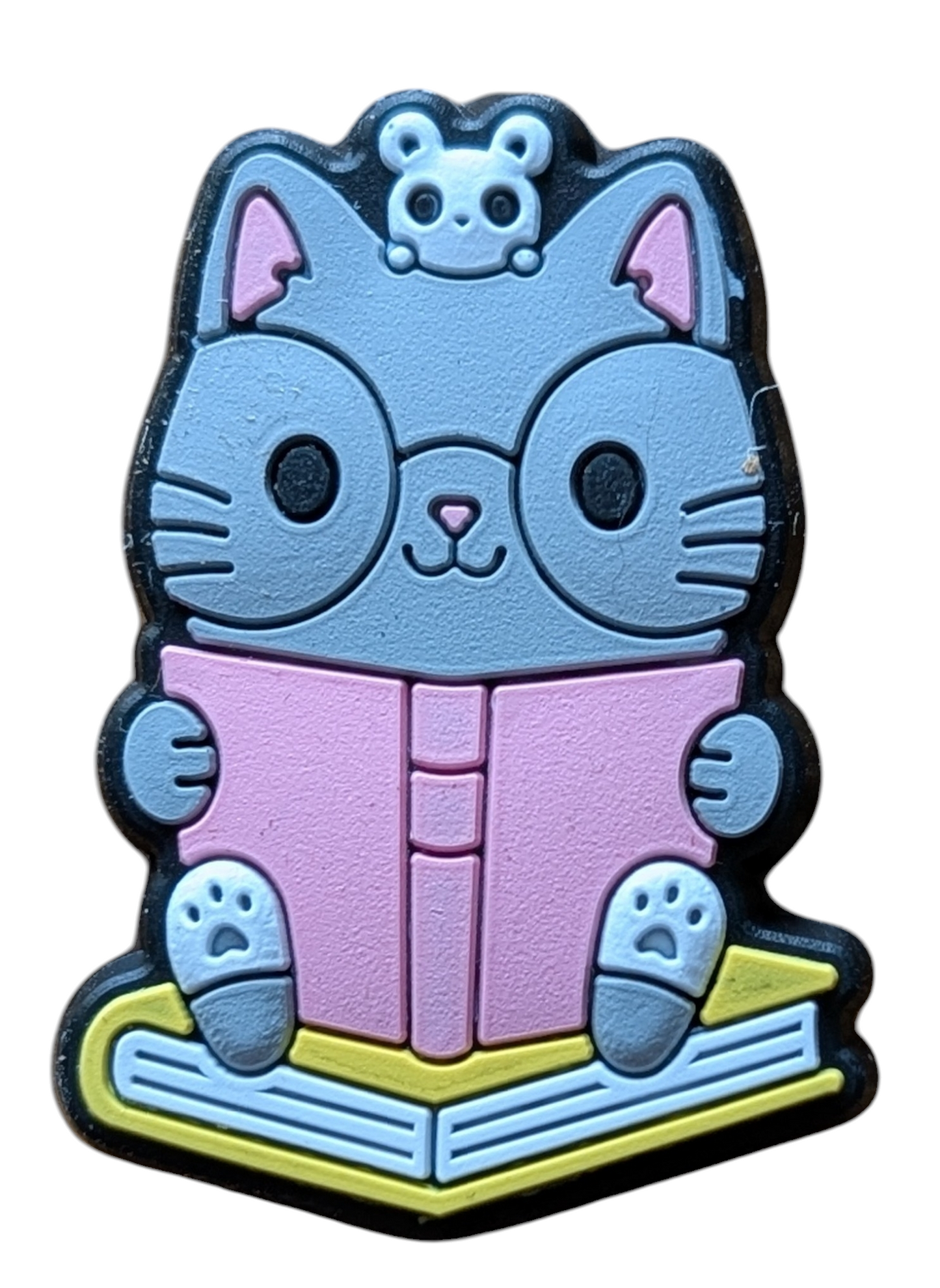 Reading Cat with Mouse