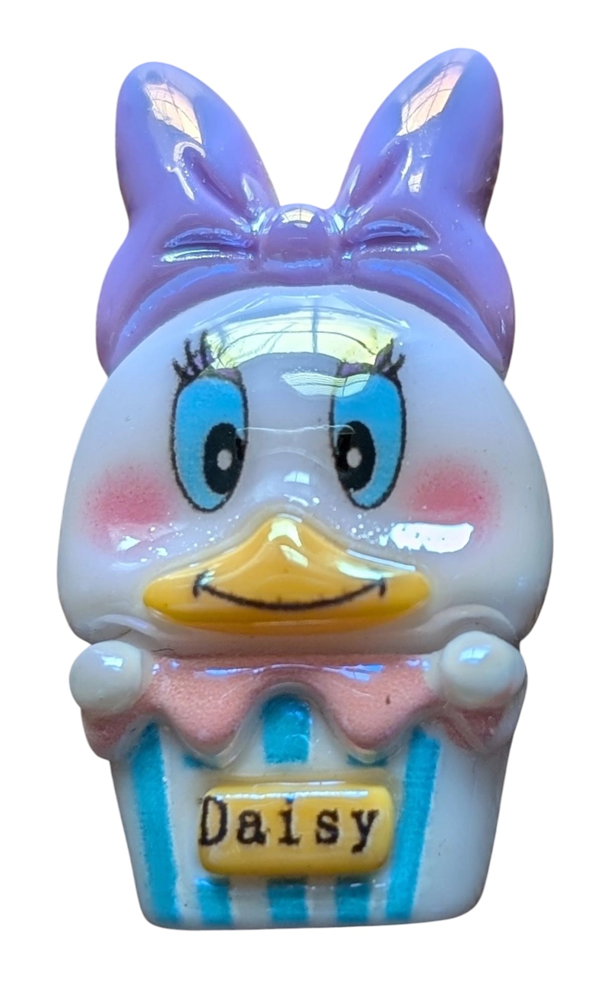 UV Coating Cute Disney Cartoons Acrylic Beads, Around 26*25MM