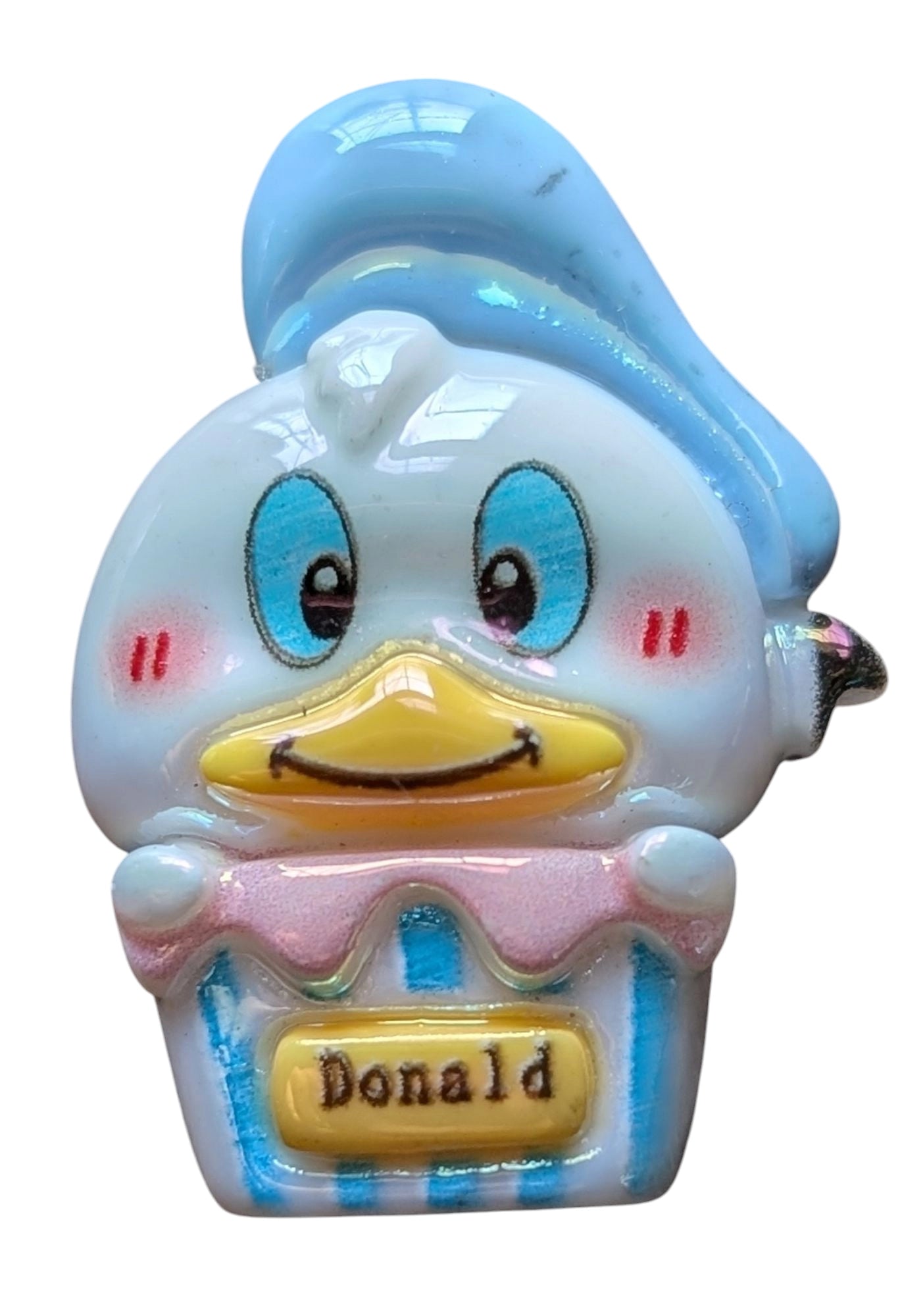 UV Coating Cute Disney Cartoons Acrylic Beads, Around 26*25MM