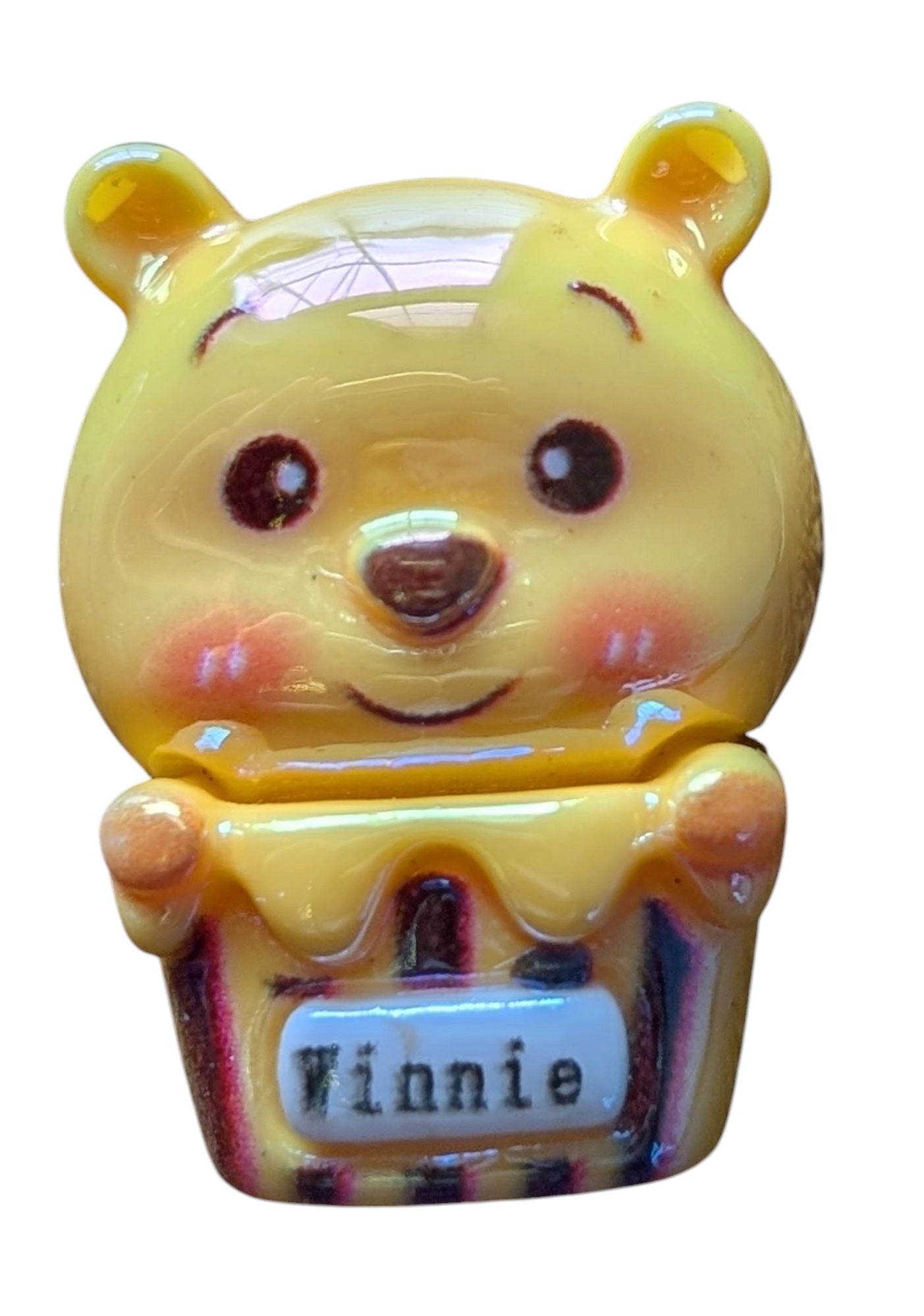 UV Coating Cute Disney Cartoons Acrylic Beads, Around 26*25MM
