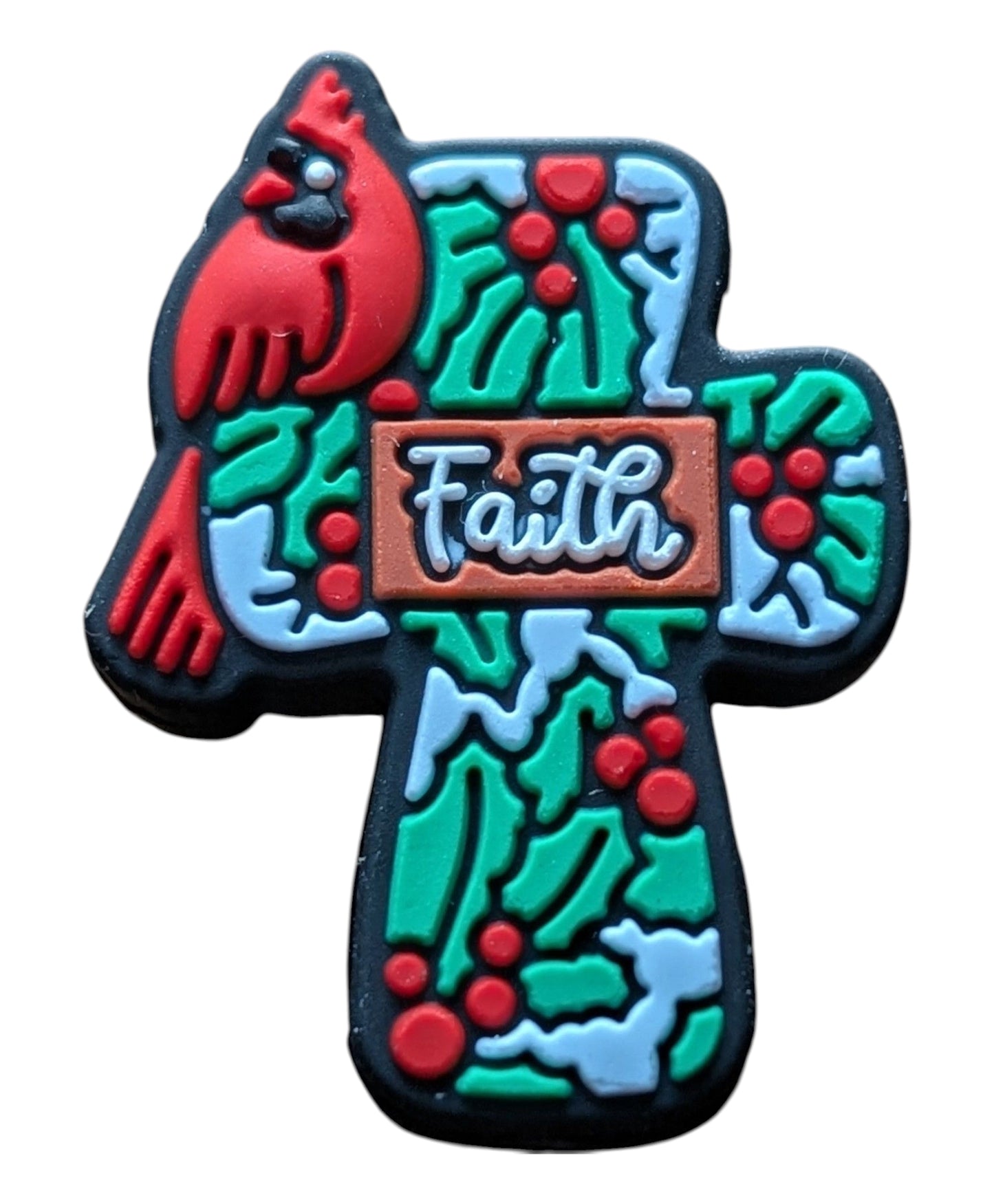 Faith Cross with Cardinal