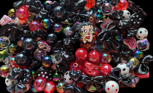 Betty Bop Inspired Bead Mix