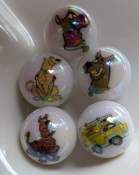 Scooby Doo Acrylic Beads