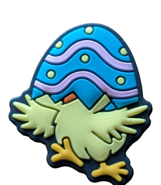 Chick with a Shell on it's head