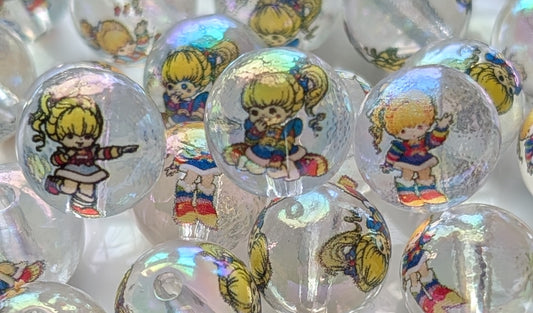 Rainbow Brite Beads - Clear Background