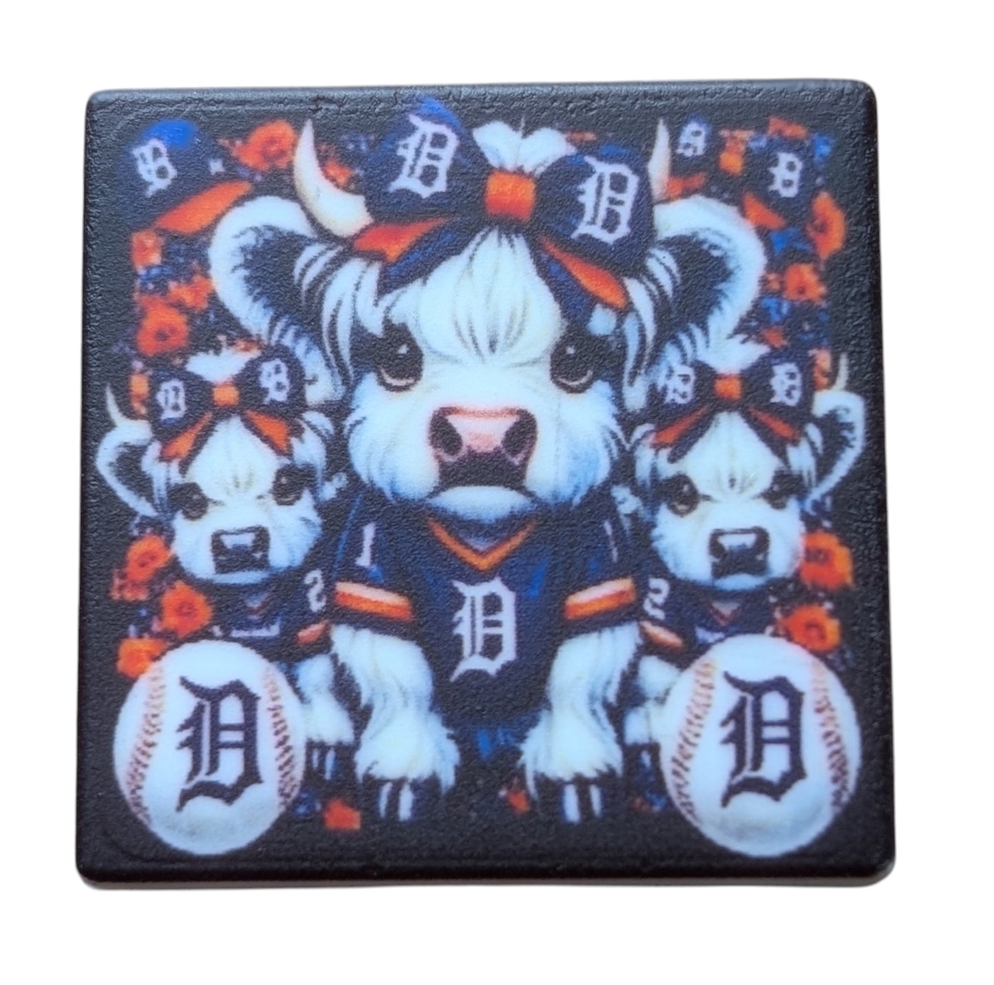 Detroit Tigers Cow
