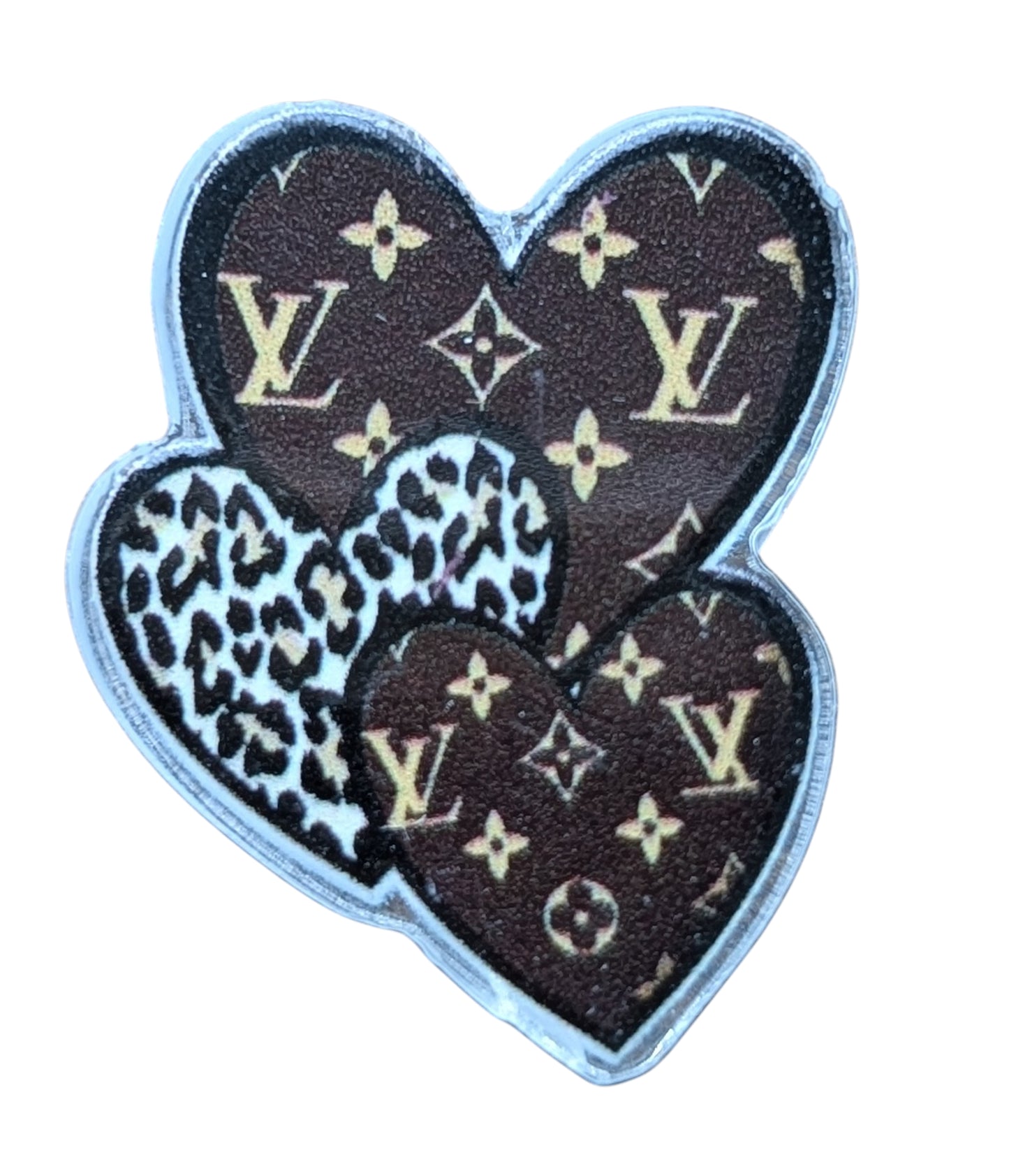 LV Acrylic Hearts