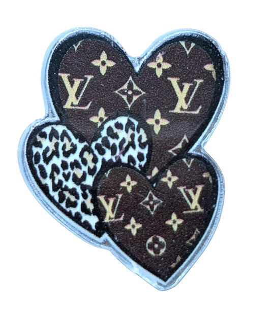 LV Acrylic Hearts