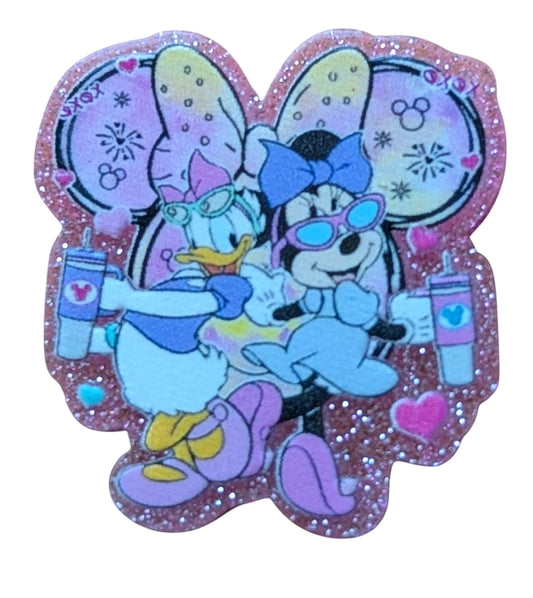Acrylic Disney Variety - Daisy/Minnie, Donald/Daisy, Mickey heads