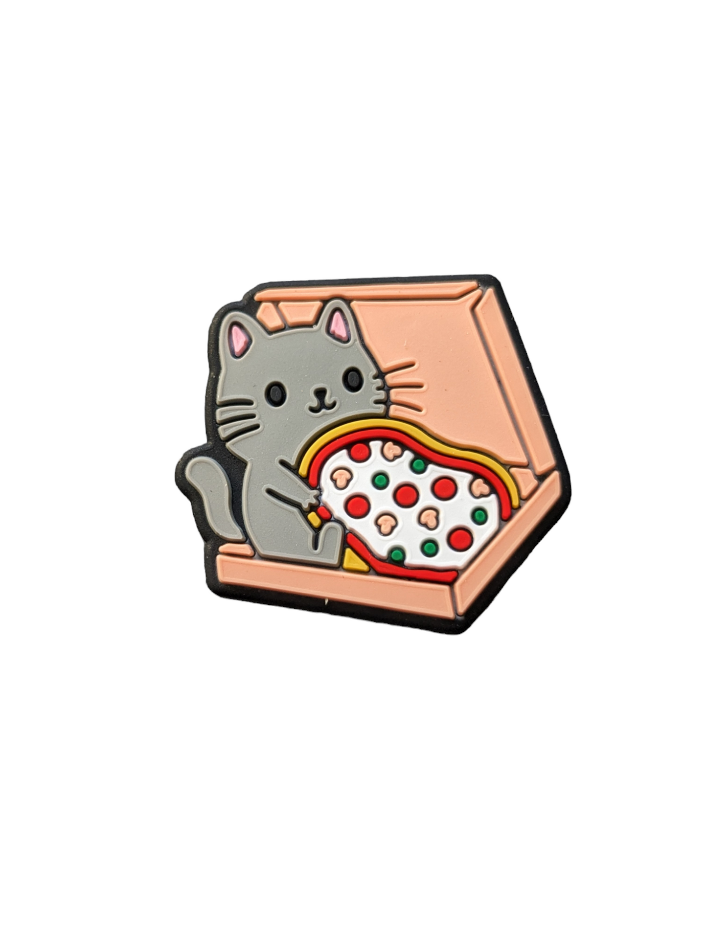 Cat Eating Pizza