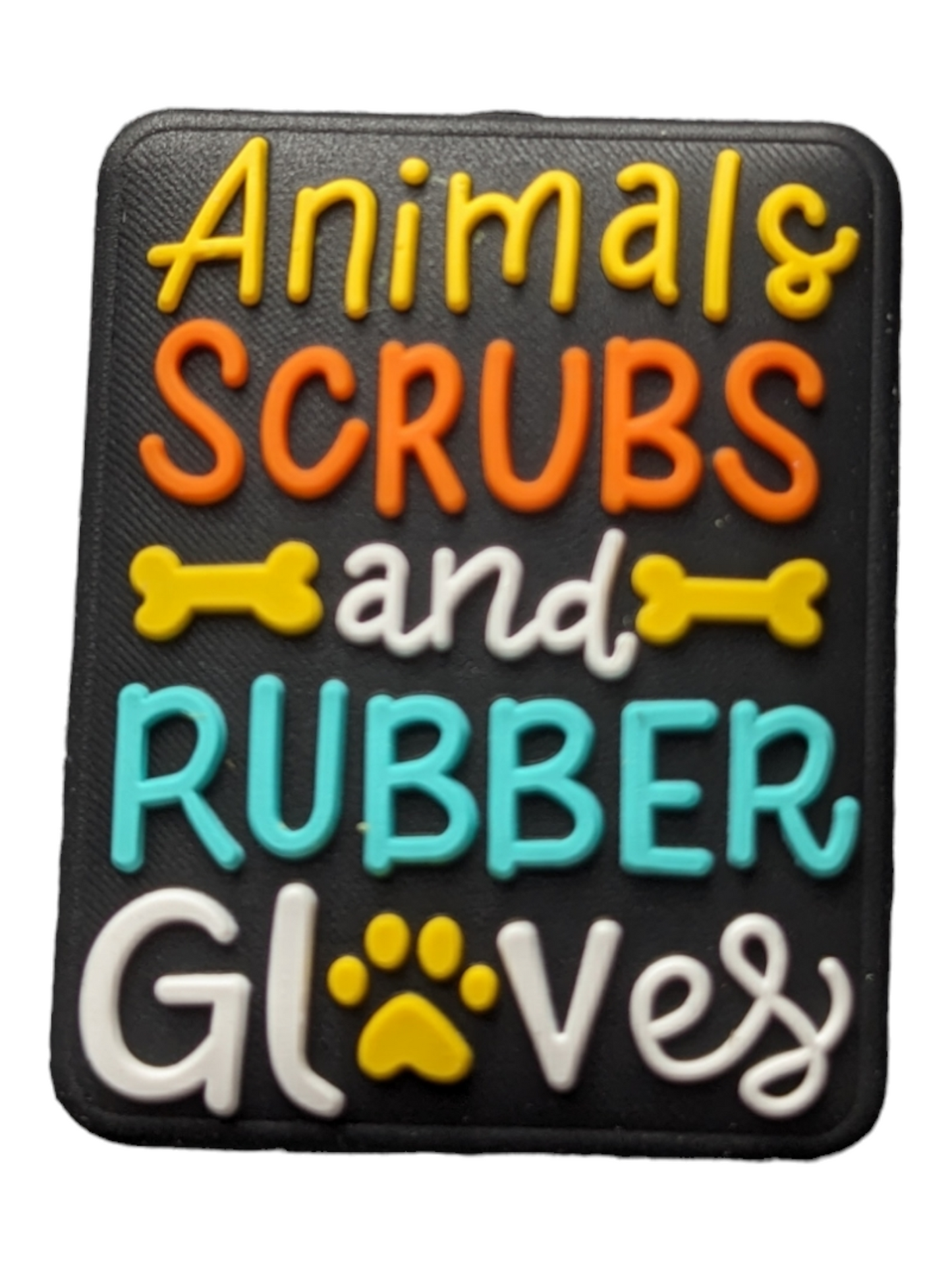 Animals Scrubs & Rubber Gloves