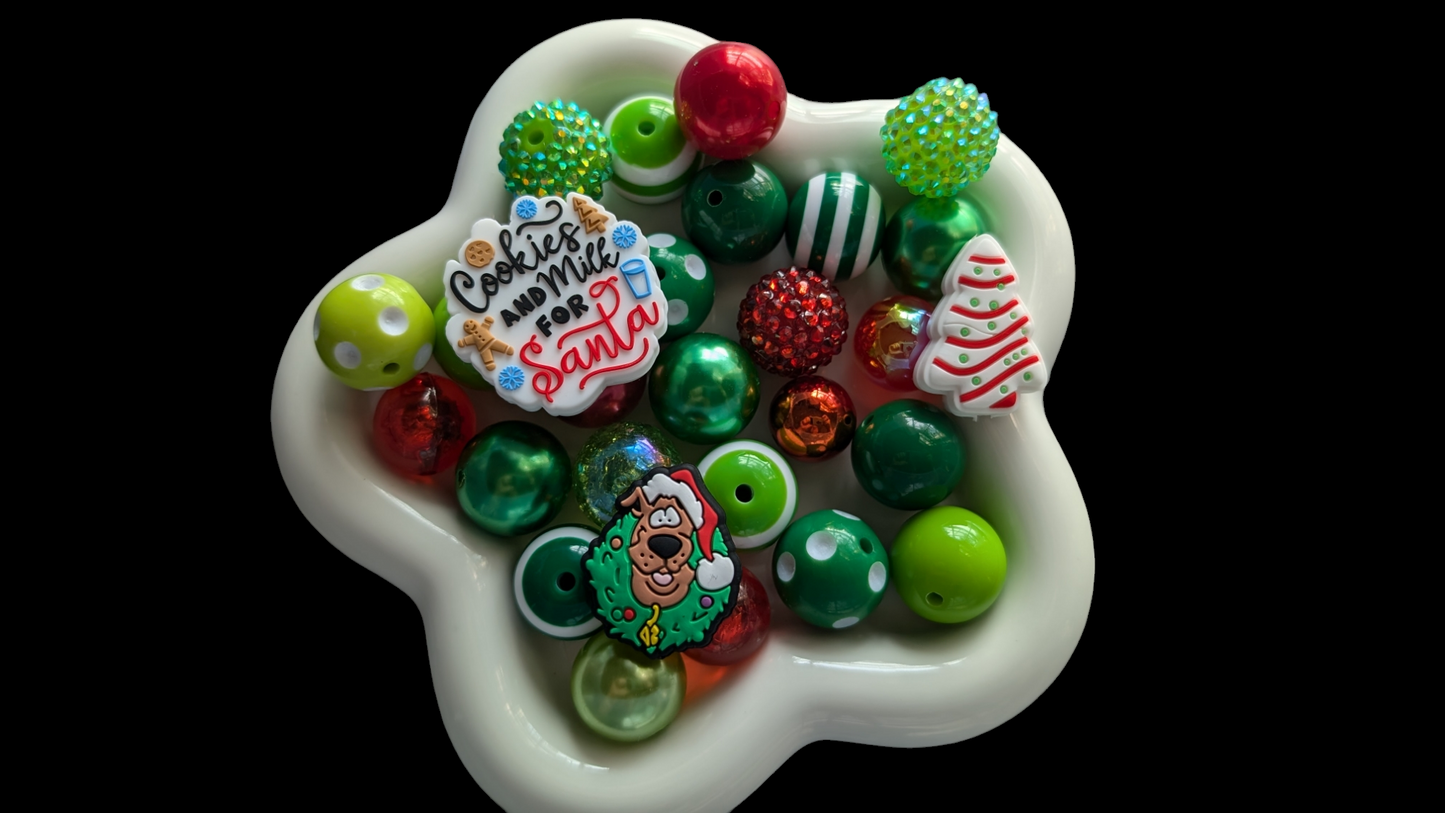 Christmas Acrylic Bead Mix