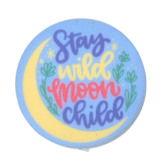 Stay Wild Moon Child - Purple Background