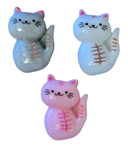 Kitty Cat Flat Back Set