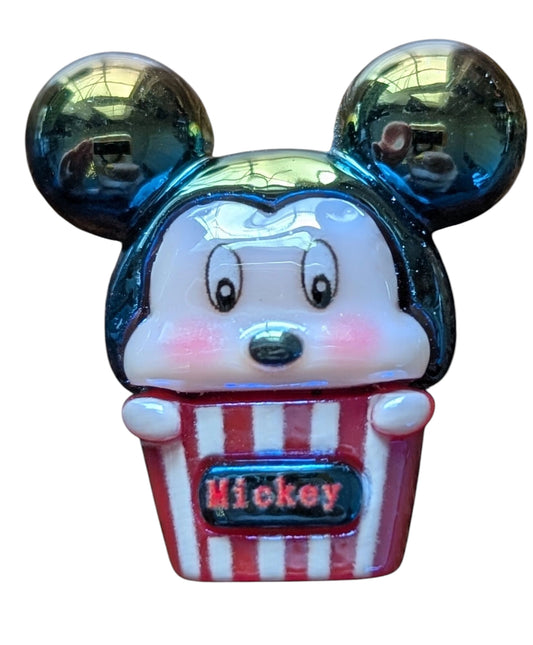 UV Coating Cute Disney Cartoons  Acrylic Beads, Around 26*25MM