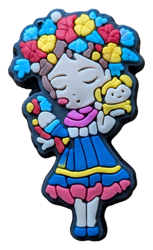 Girl with Flowers