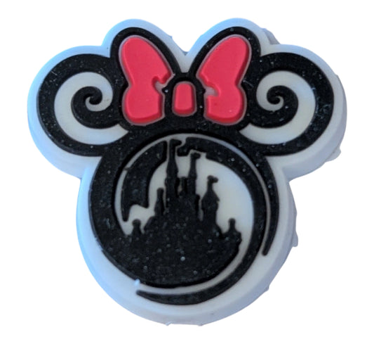 Minnie Red Bow w/ Cinderella's Castle